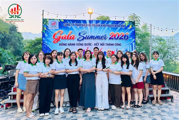 Công ty TNHH Dịch vụ Tư vấn Khôi Nguyên tổ chức thành công chương trình Gala Summer 2026