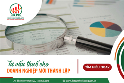 Tư vấn thuế cho doanh nghiệp mới thành lập