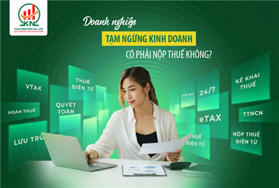 Doanh nghiệp tạm ngừng kinh doanh có phải nộp thuế không?