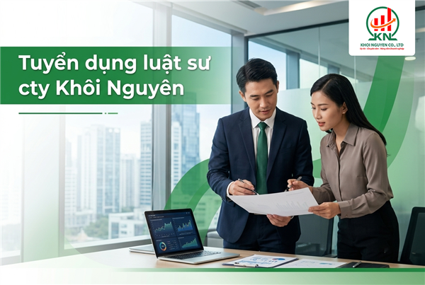 Tuyển dụng luật sư cty Khôi Nguyên