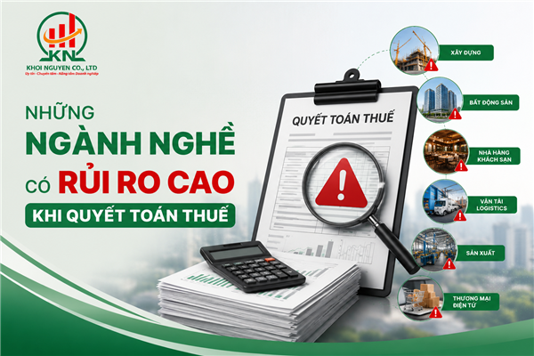 Những ngành nghề có rủi ro cao khi quyết toán thuế 