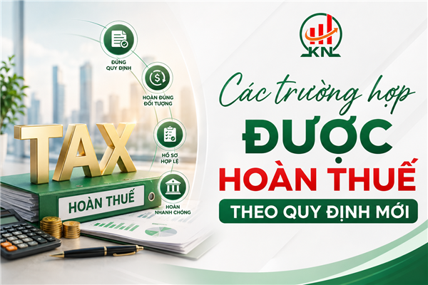 Các trường hợp được hoàn thuế theo quy định mới
