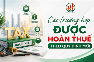 Các trường hợp được hoàn thuế theo quy định mới