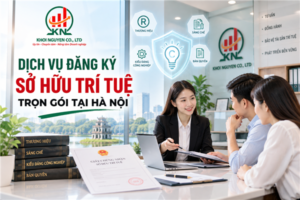 Dịch vụ đăng ký sở hữu trí tuệ trọn gói tại Hà Nội