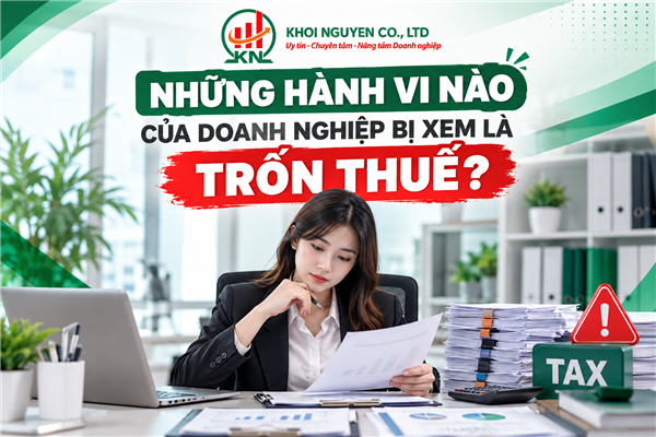 Những hành vi nào của doanh nghiệp bị xem là trốn thuế?